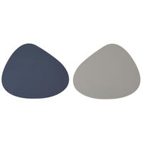 Platzmatte blaugrau Kunststoff B/L: ca. 36x45 cm Platzmatte_Stone - blaugrau (36,00/45,00cm)
