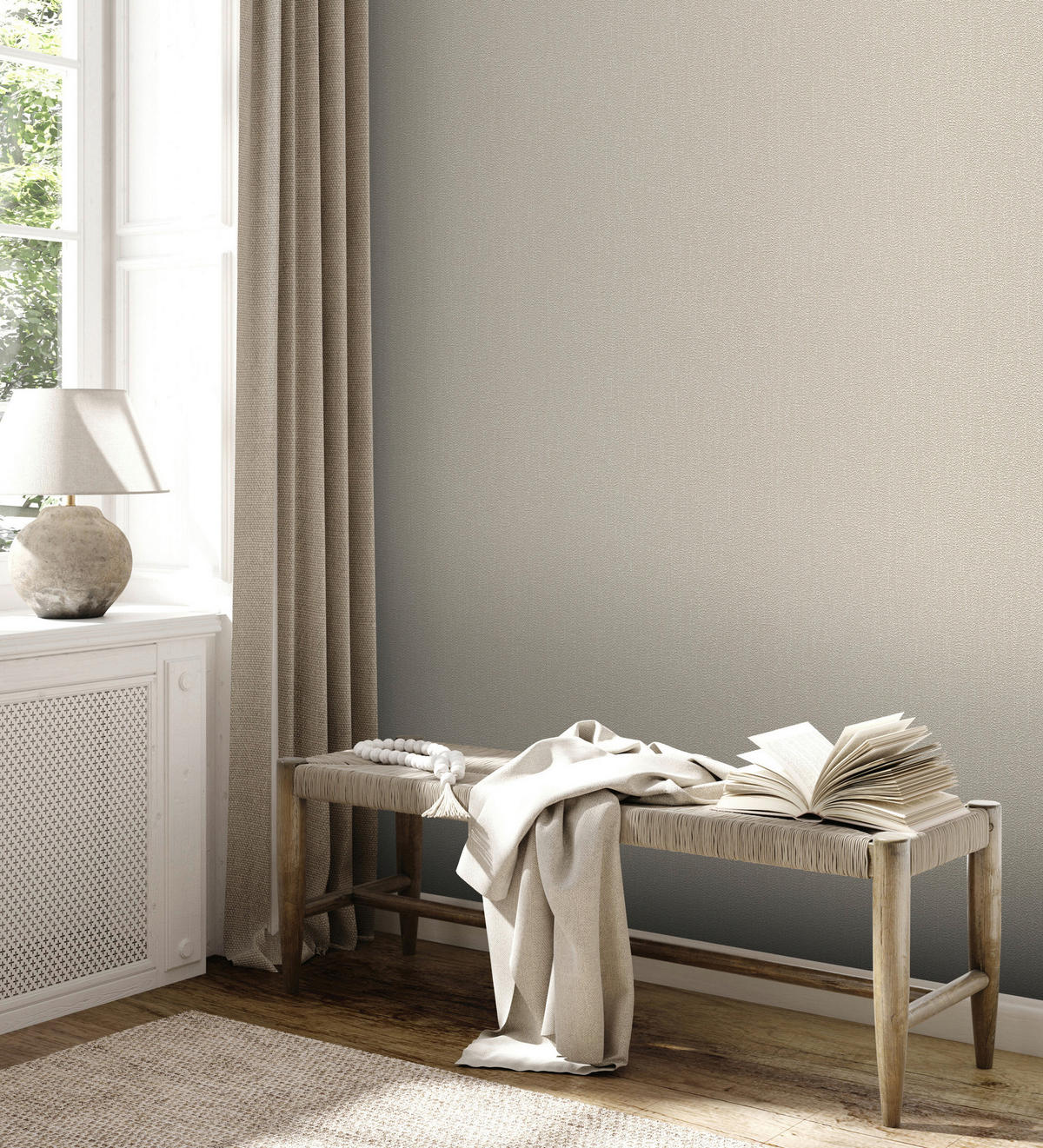 A.S.Creation Vliestapete Attractive 2 Struktur beige B/L: ca. 53x1005 cm Attractive 2 - beige (53,00/1005,00cm) - A.S.Creation