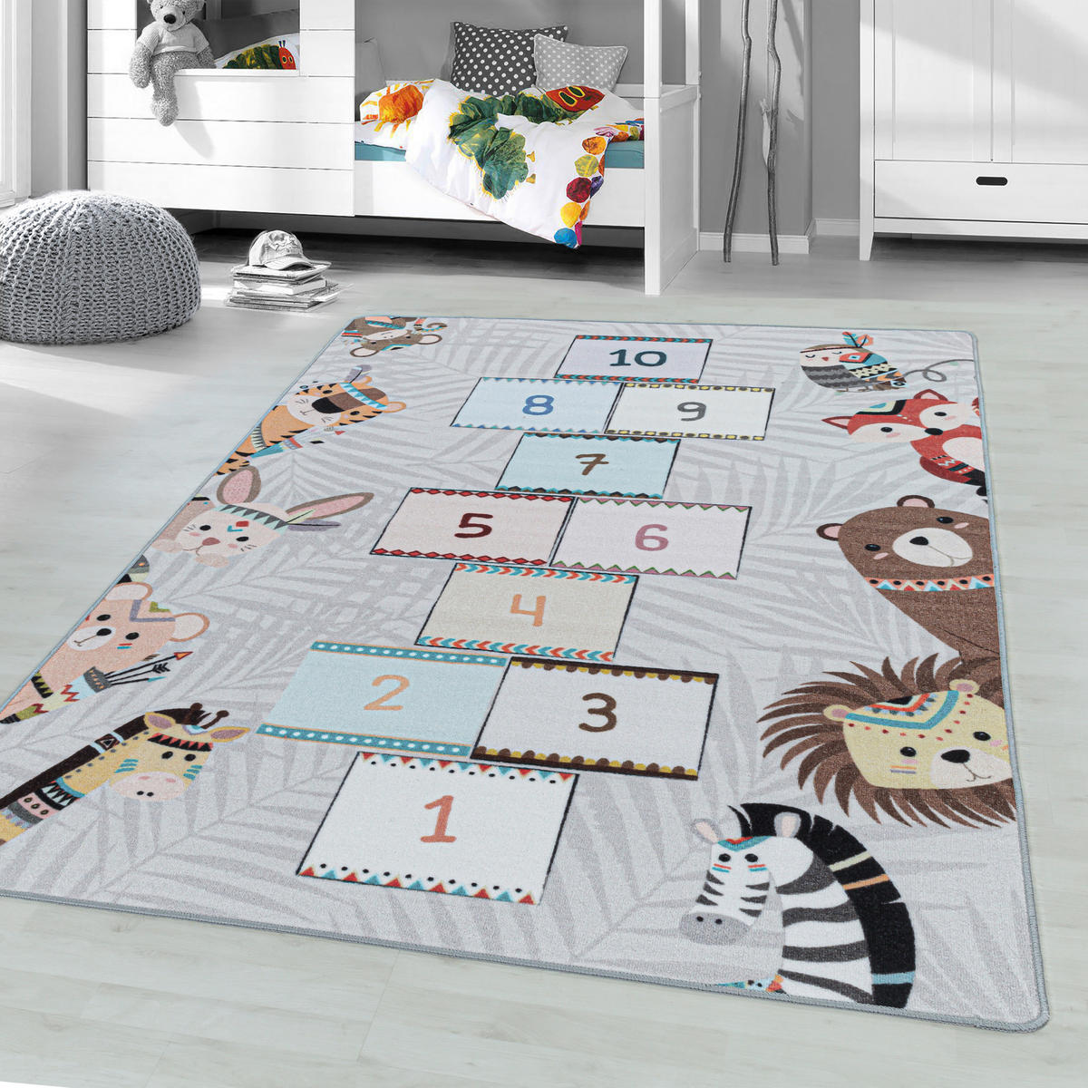 Ayyildiz Teppich PLAY grau B/L: ca. 80x120 cm PLAY - grau (80,00/120,00cm) - Ayyildiz