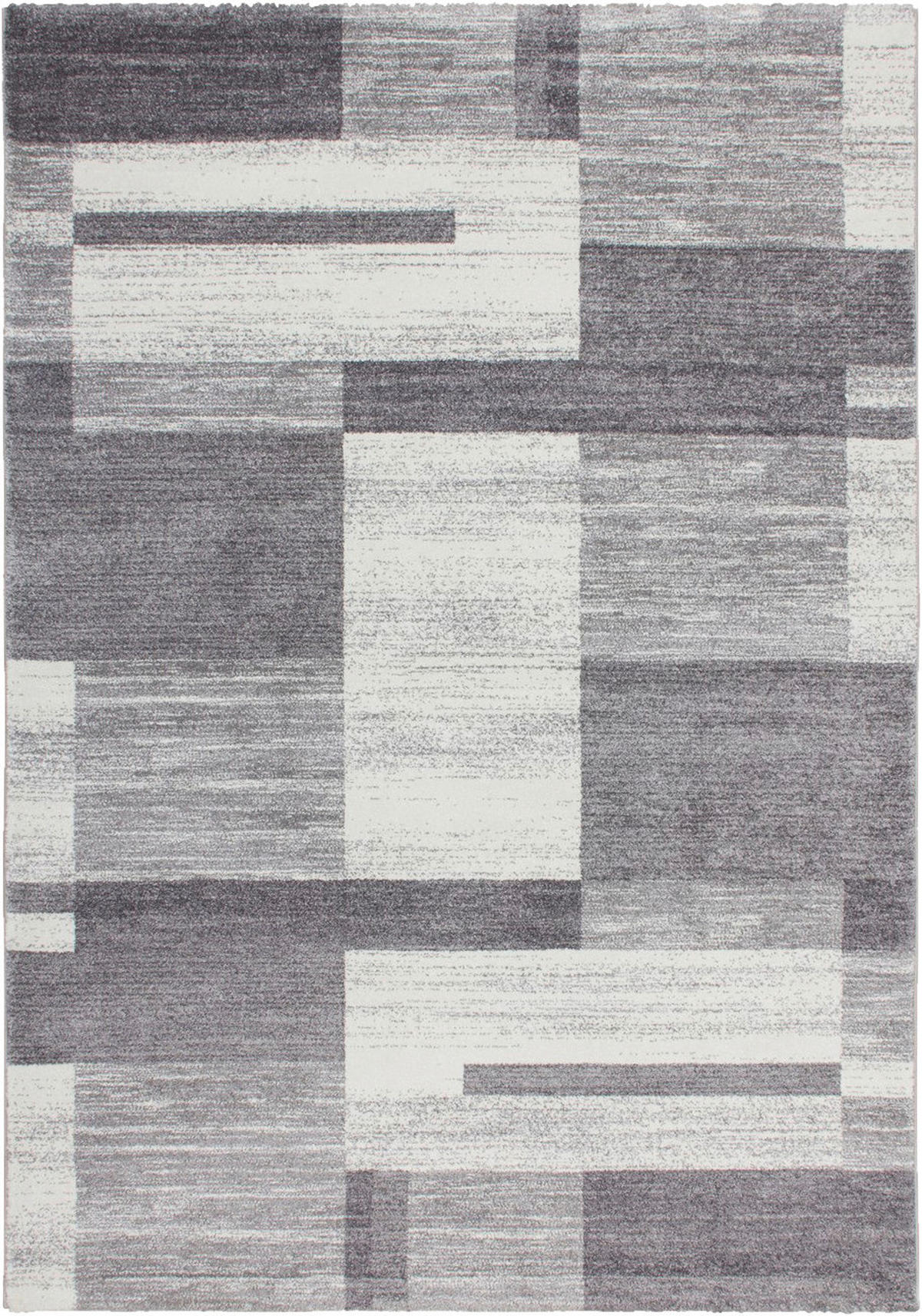 Kayoom Kurzflorteppich Falkland - Port Louis silber B/L: ca. 120x170 cm Falkland - Port Louis - silber (120,00/170,00cm) - Kayoom