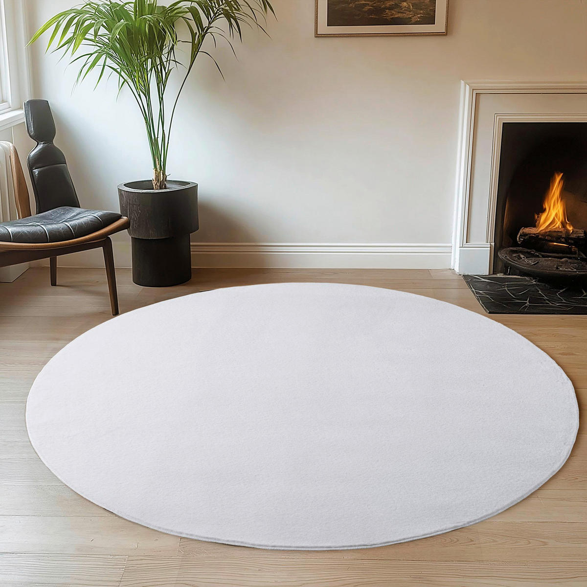 Ayyildiz Teppich JOY weiß D: ca. 200 cm JOY - weiß (200,00cm) - Ayyildiz