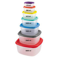 GOURMETmaxx Haushaltshelfer bunt Frischhaltedosen_28tlg.GOURMETmaxx - bunt/transparent - GOURMETmaxx
