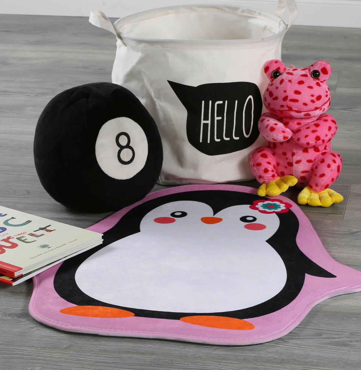 Obsession Teppich My Ibo Kids pink B/L: ca. 60x65 cm My Ibo Kids - pink (60,00/65,00cm) - Obsession