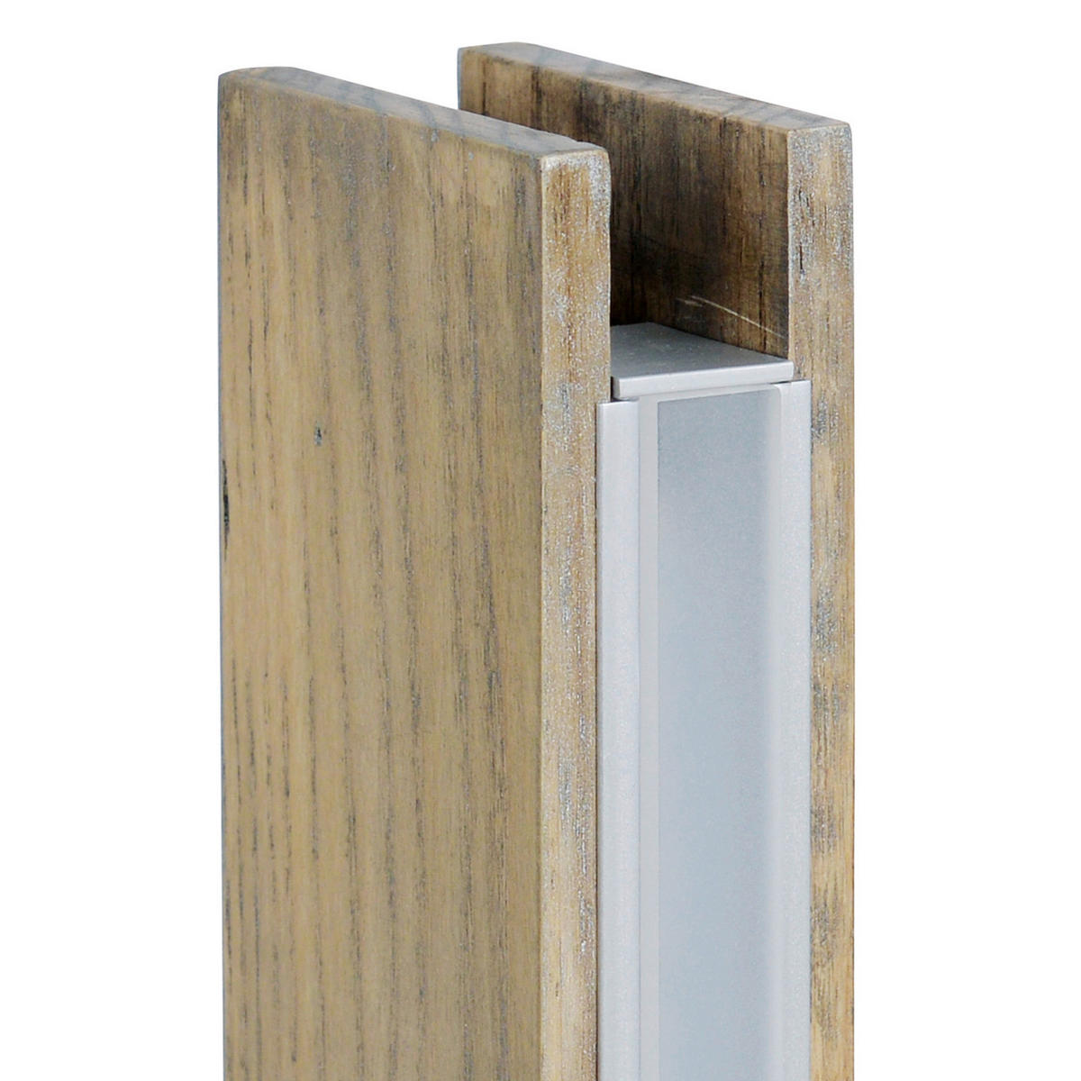 Näve Leuchten Tischleuchte 3131614 braun Metall Kunststoff Holz B/H/T: ca. 15x51x10 cm null 1 Brennstellen Straight - braun (15,00/51,00/10,00cm) - Näve Leuchten