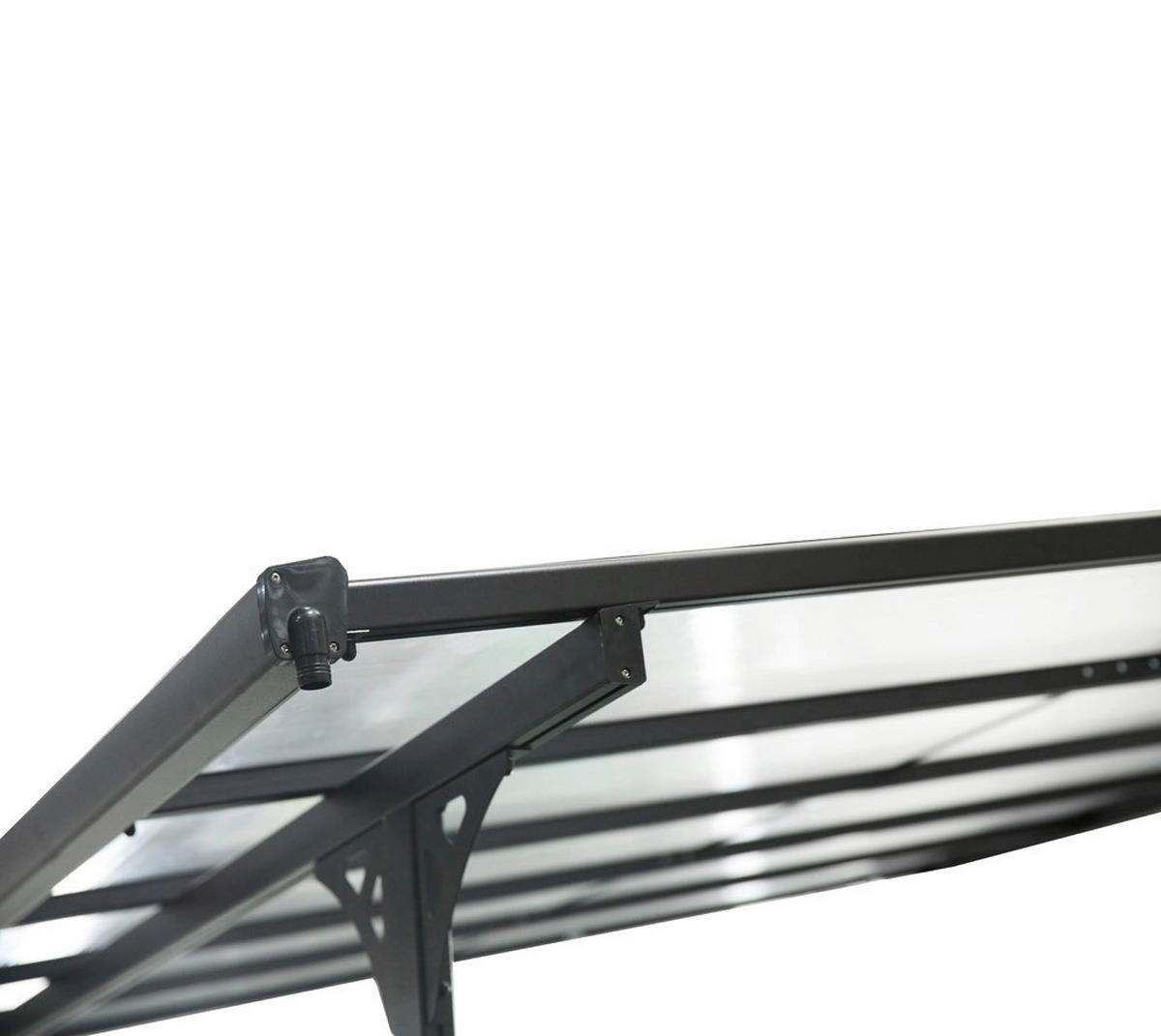 Westmann Terrassenüberdachung Bruce schwarz Aluminium B/H/T: ca. 313x270x300 cm Bruce - schwarz (313,00/270,00/300,00cm) - Westmann