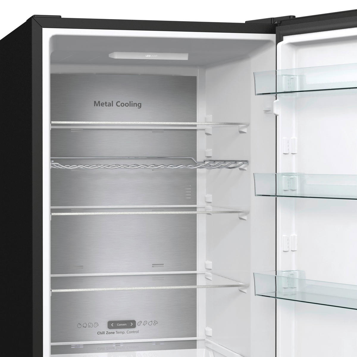Hisense Kühl-/Gefrierkombination RM469N4AFD1 schwarz Kühl-Gefrierkombi RM469N4AFD1 - schwarz - Hisense