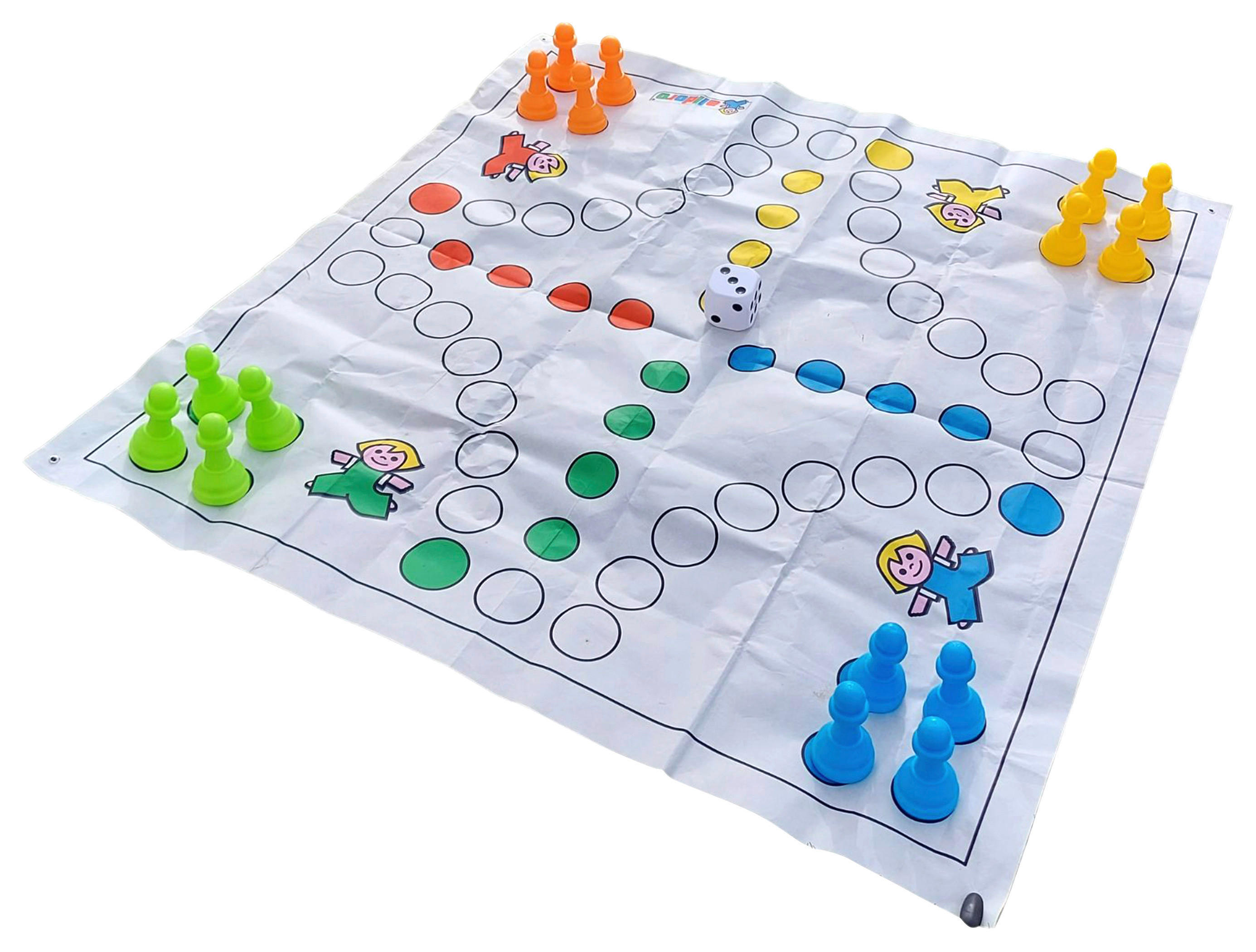 Alldoro XXL Garten Ludo bunt B/H/L: ca. 150x1x150 cm XXL_Garten_Ludo - bunt (150,00/150,00/1,00cm) - Alldoro