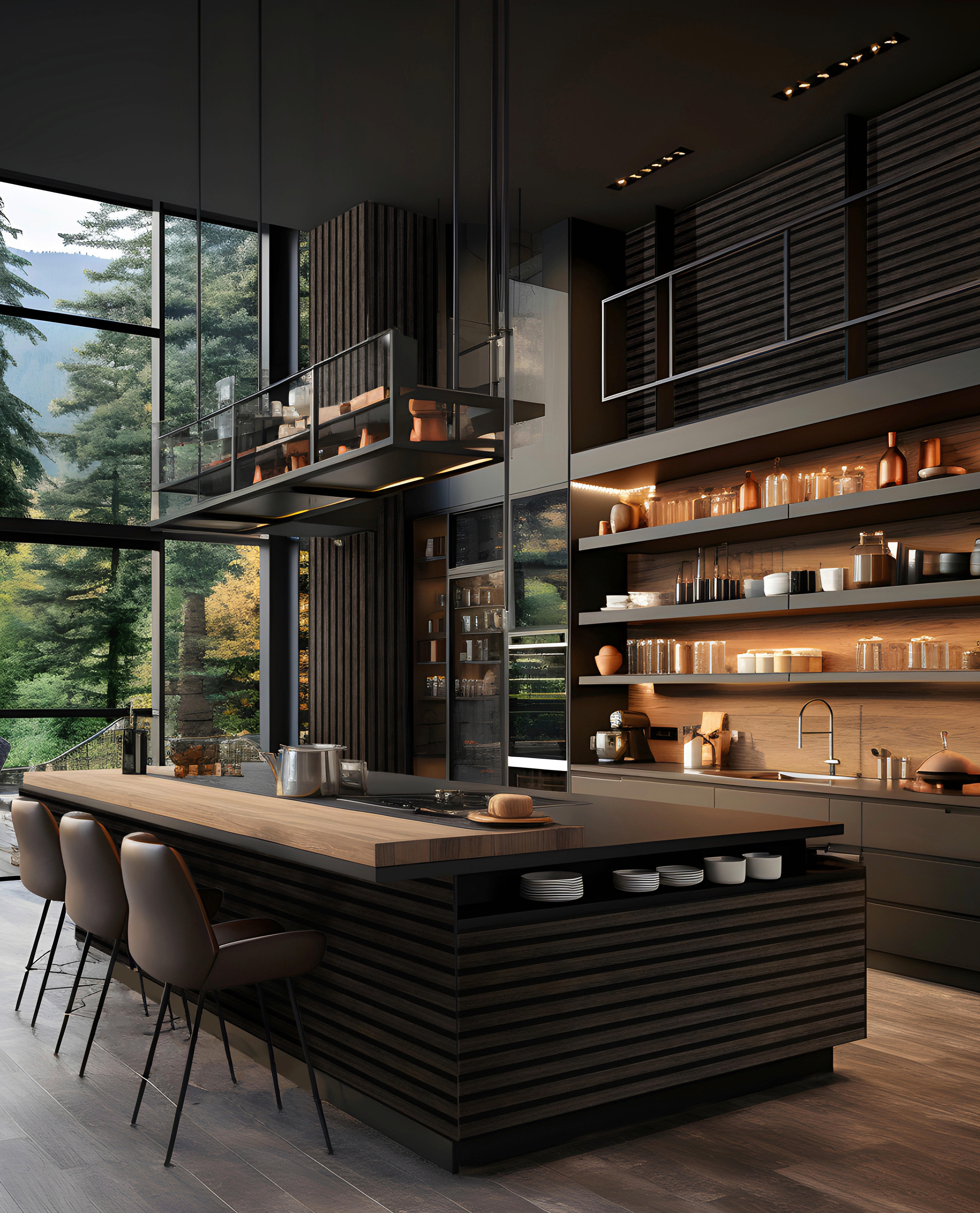 Thumbnail - Akustikpaneel nussbaum L/B/H: ca. 1,9x56,1x240 cm pro Stück