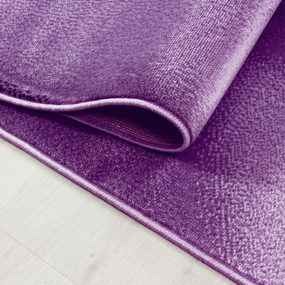 Ayyildiz Teppich PLUS lila B/L: ca. 120x170 cm PLUS - lila (120,00/170,00cm) - Ayyildiz