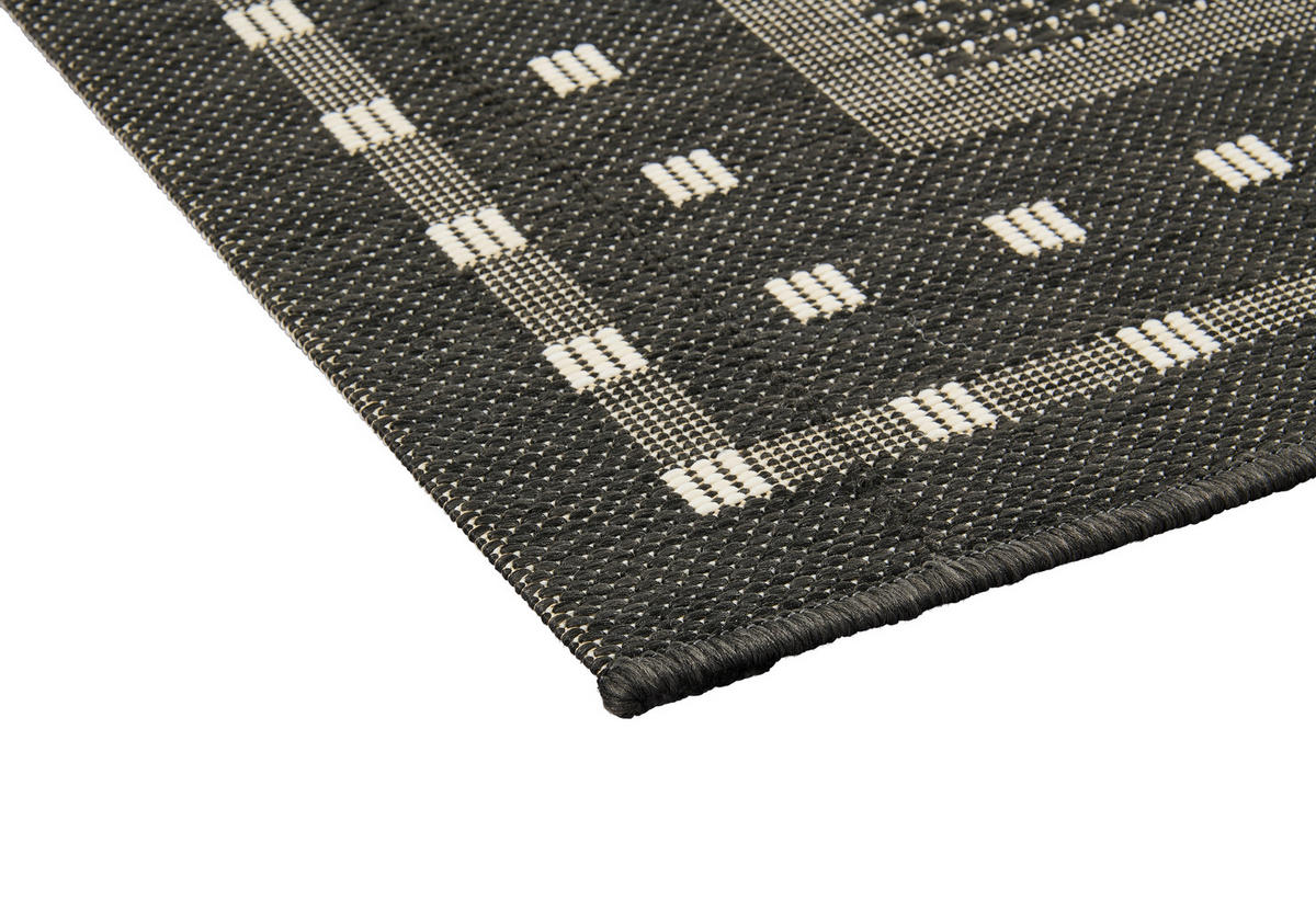 Webteppich Ambiente schwarz B/L: ca. 80x150 cm Ambiente - schwarz (80,00/150,00cm)