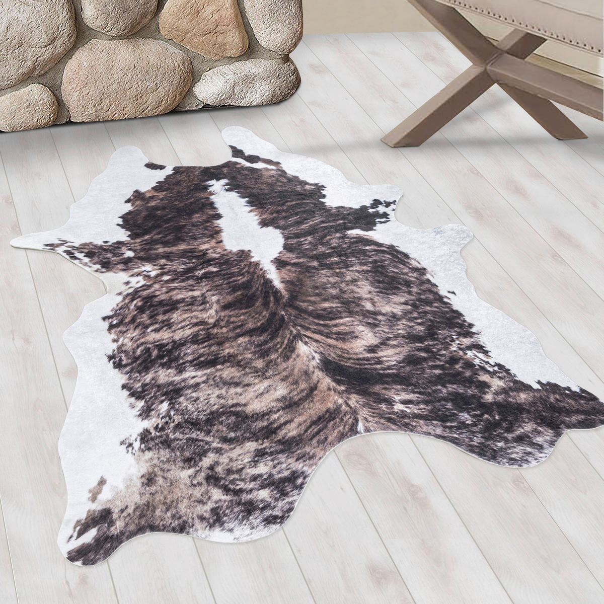 Ayyildiz Teppich ETOSHA braun B/L: ca. 150x200 cm ETOSHA - braun (150,00/200,00cm) - Ayyildiz
