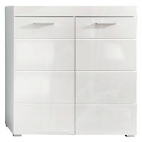 Schuhschrank Amanda weiß Hochglanz weiß B/H/T: ca. 91x97x38 cm Amanda - weiß (91,00/97,00/38,00cm) - Trendteam