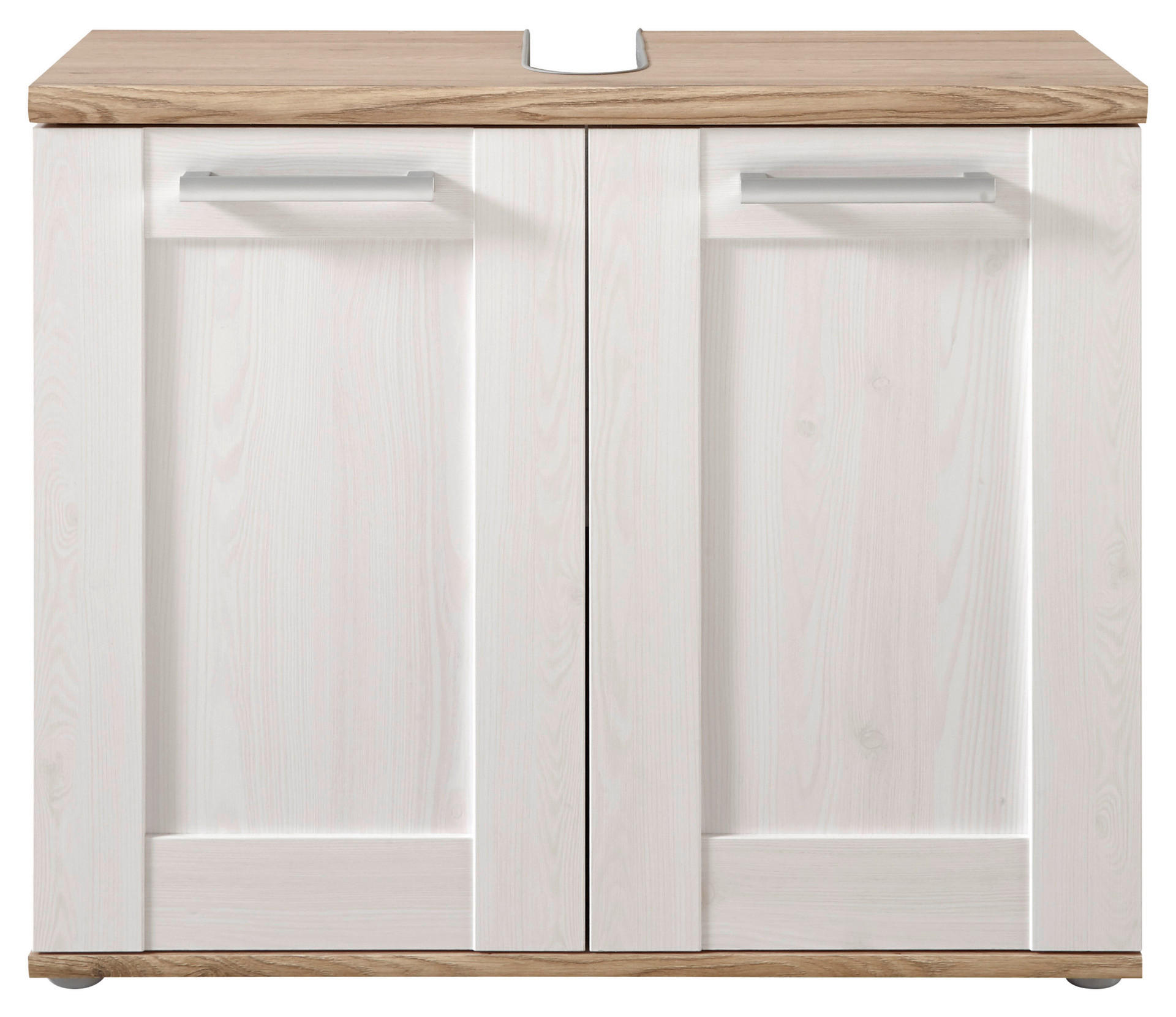 Waschbeckenunterschrank Romance Sibiu Lärche Nachbildung Eiche San-Remo Nachbildung B/H/T: ca. 80x66x32 cm Romance - Eiche (80,00/66,00/32,00cm)