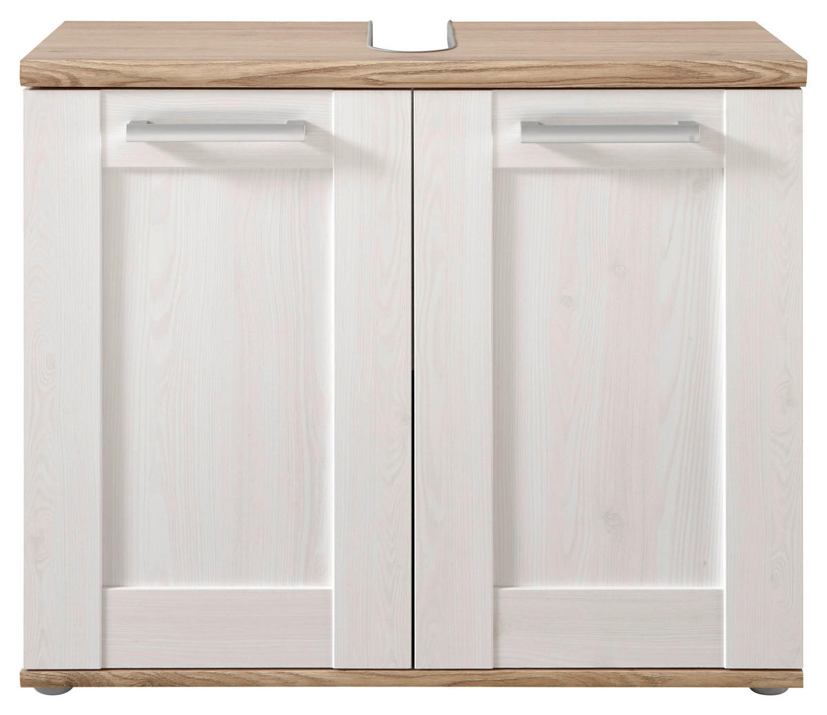 Waschbeckenunterschrank Romance Sibiu Lärche Nachbildung Eiche San-Remo Nachbildung B/H/T: ca. 80x66x32 cm Romance - Eiche (80,00/66,00/32,00cm)