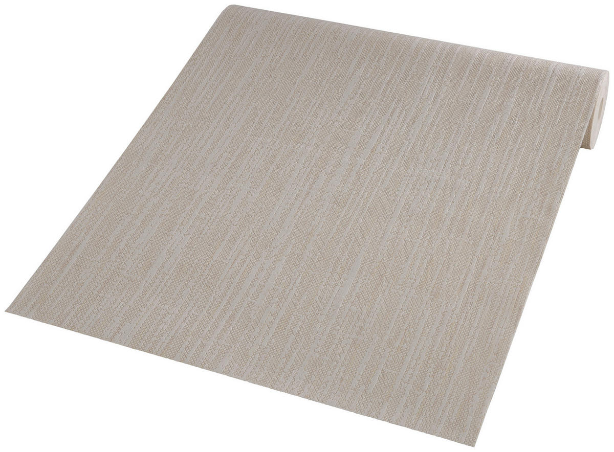 Vliestapete Textiloptik beige B/L: ca. 53x1005 cm Vliestapete_5436-02 - beige (53,00/1005,00cm)