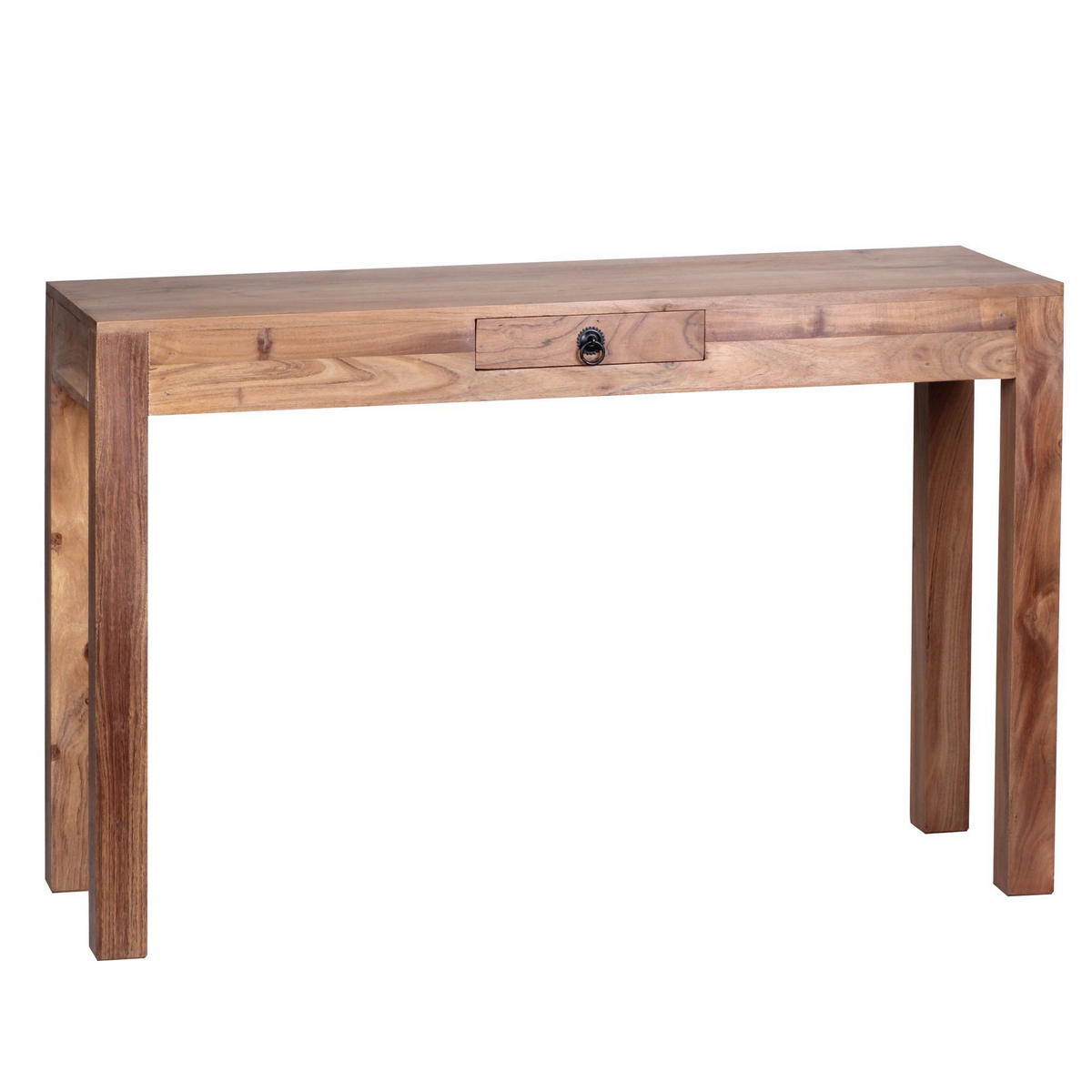 Konsolentisch natur Akazie B/H/T: ca. 120x76x40 cm Konsolentisch - natur (120,00/76,00/40,00cm) - Wohnling