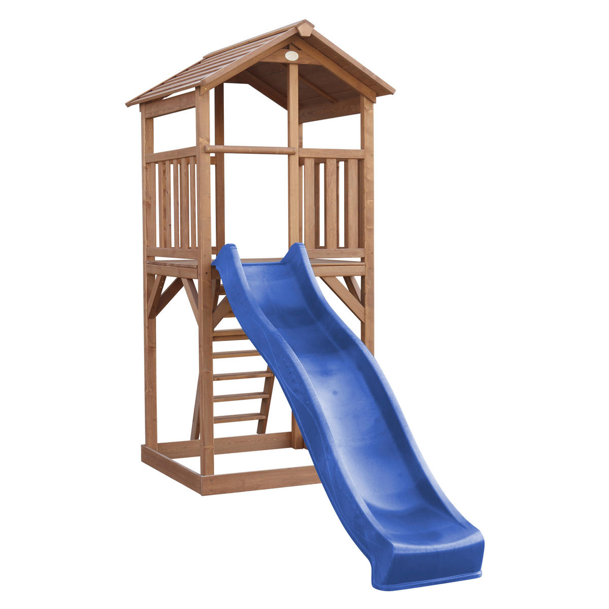 AXI Spielturm Beach Tower braun B/H/L: ca. 111x242x349 cm Beach Tower - braun/blau (349,00/111,00/242,00cm) - AXI