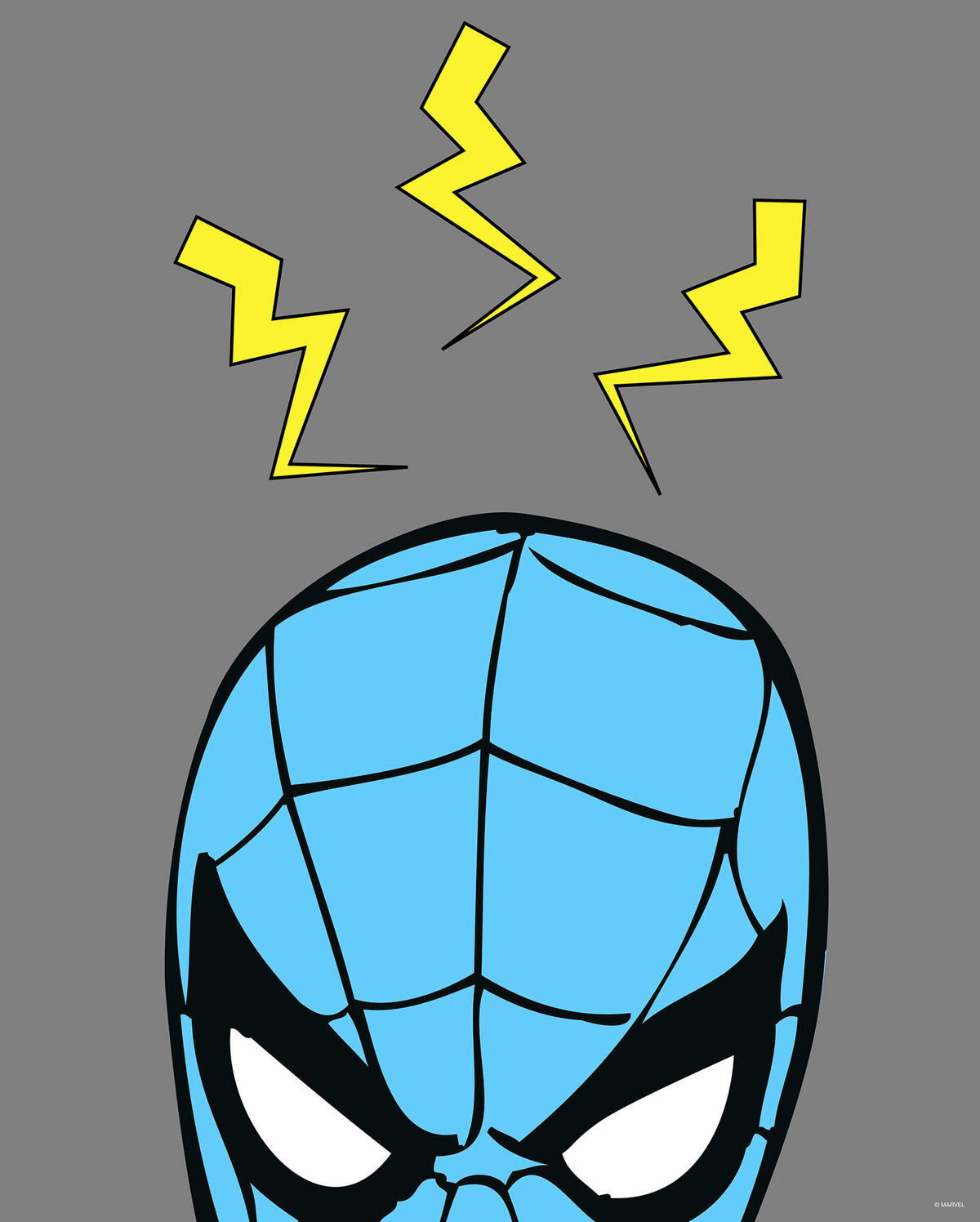 Komar Poster Marvel PowerUp Spider-Man Sense Disney B/L: ca. 40x50 cm Marvel PowerUp Spider-Man Sense - (40,00/50,00cm) - Komar