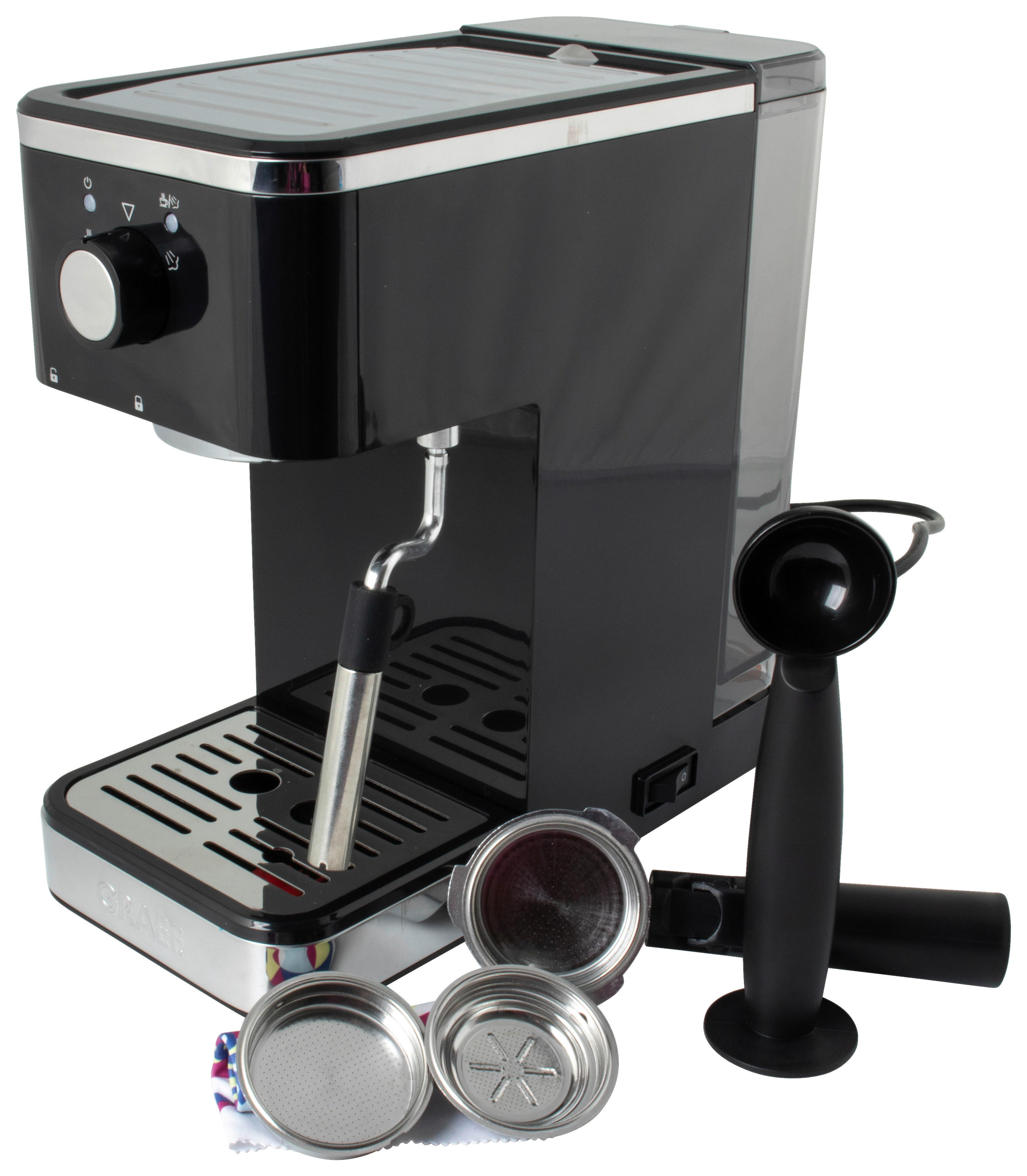Graef Espresso-Maschine ES402 Salita schwarz Kunststoff Edelstahl B/H/T: ca. 14x30x30,7 cm