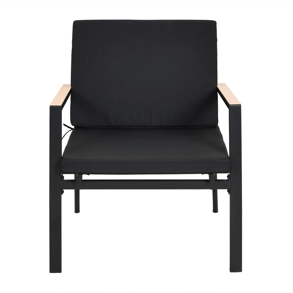 POCOline Gartensitzgruppe Grafon schwarz Stahl Grafon - schwarz - POCOline