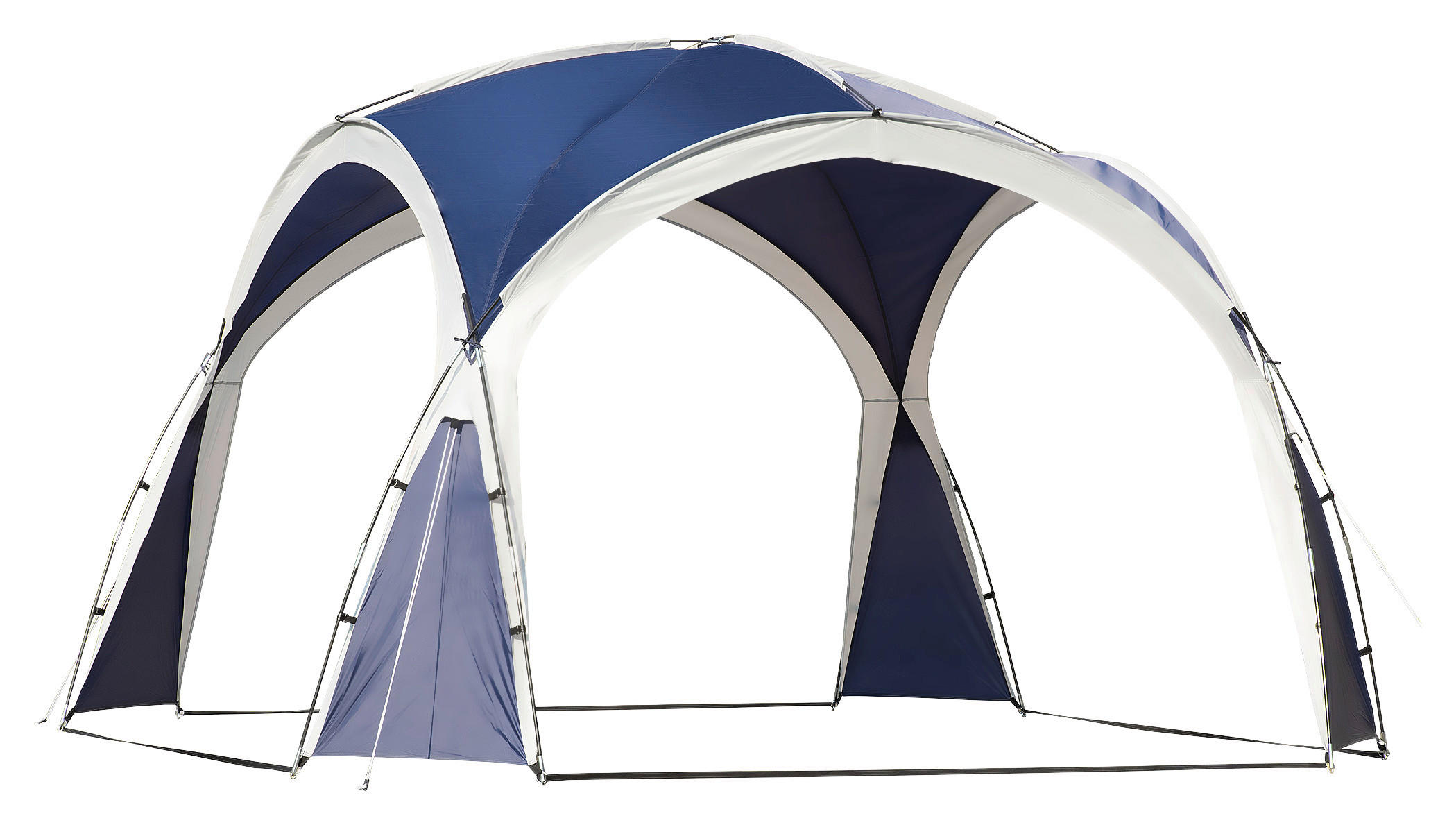 Outsunny Campingartikel B/H/L: ca. 350x350x222 cm Campingzelt - blau (222,00/350,00/350,00cm) - Outsunny