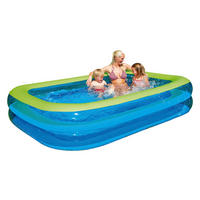 Happy People Pool B/H/L: ca. 175x50x262 cm Pool_Family - blau/grün (262,00/175,00/50,00cm) - Happy People