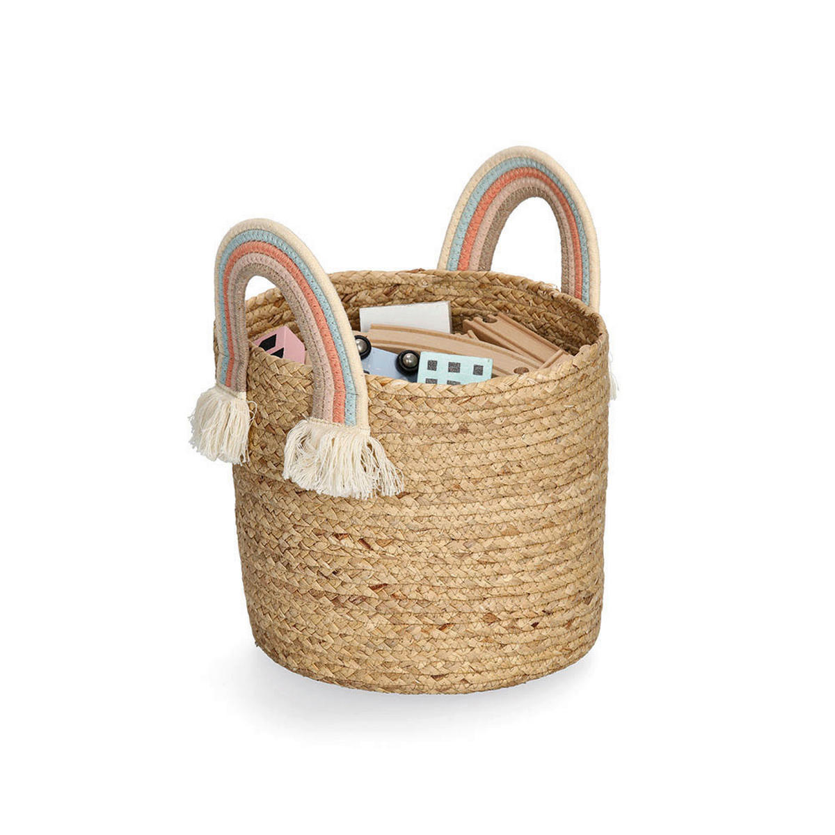 Zeller Aufbewahrungskorb Rainbow natur B/H/L: ca. 33,5x35x15 cm Rainbow - natur (15,00/33,50/35,00cm) - Zeller