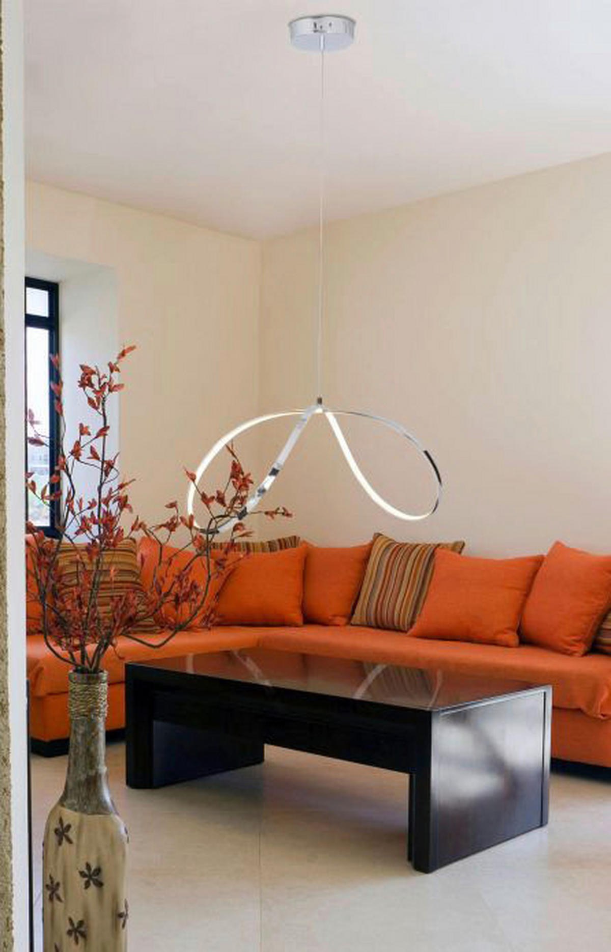 Näve Leuchten LED Pendelleuchte NV7053542 Loop Line - Chrom (72,00/32,00/120,00cm) - Näve Leuchten