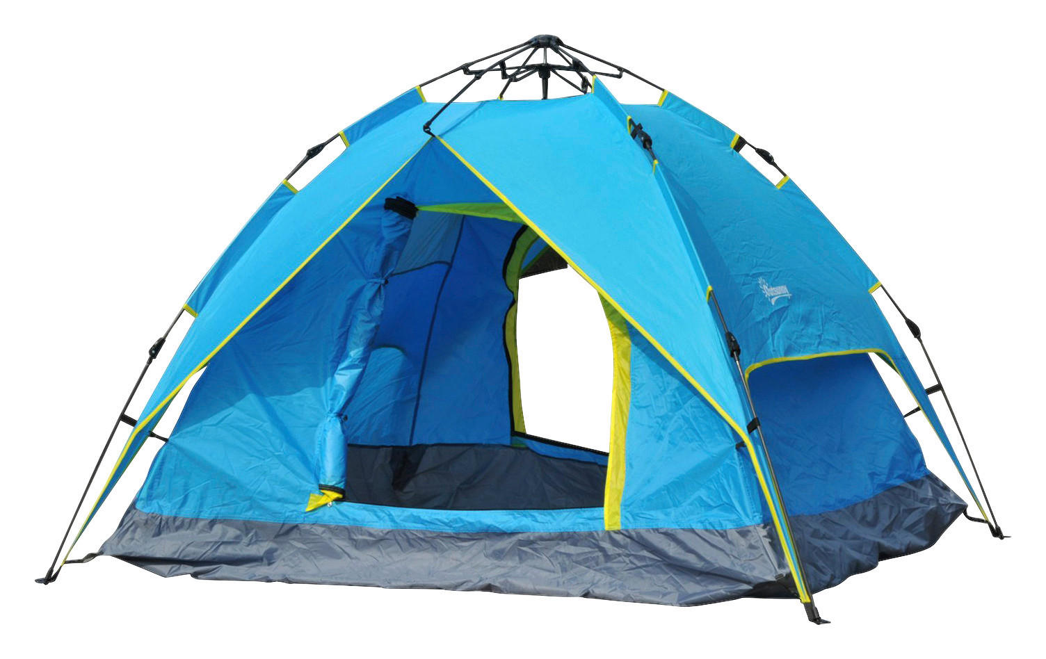 Outsunny Campingzelt blau Fiberglas B/H/L: ca. 200x135x200 cm