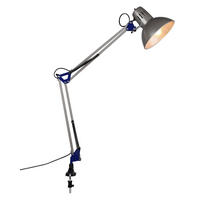 TRIO Klemmleuchte 5029010-47 Alu Metall H/T/D: ca. 74x51x17 cm E27 1 Brennstellen Klemmleuchte_Tajo 1flg. - Alu (17,00/74,00cm) - Trio