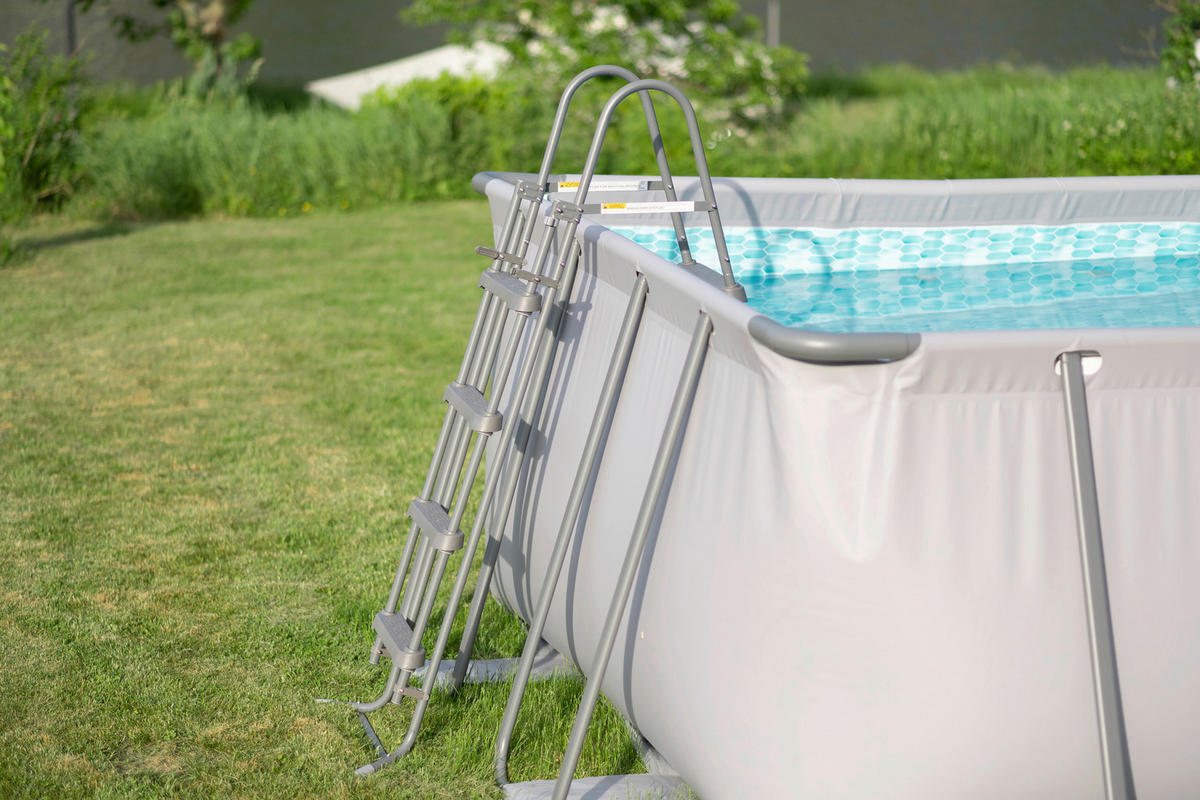 Summer Waves Poolset Elite B/H/L: ca. 274x132x549 cm Elite - grau (549,00/274,00/132,00cm) - Summer Waves