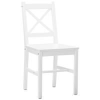 Stuhl Harry weiß Holz B/H/T: ca. 43x86x41 cm Harry - weiß (43,00/86,00/41,00cm)