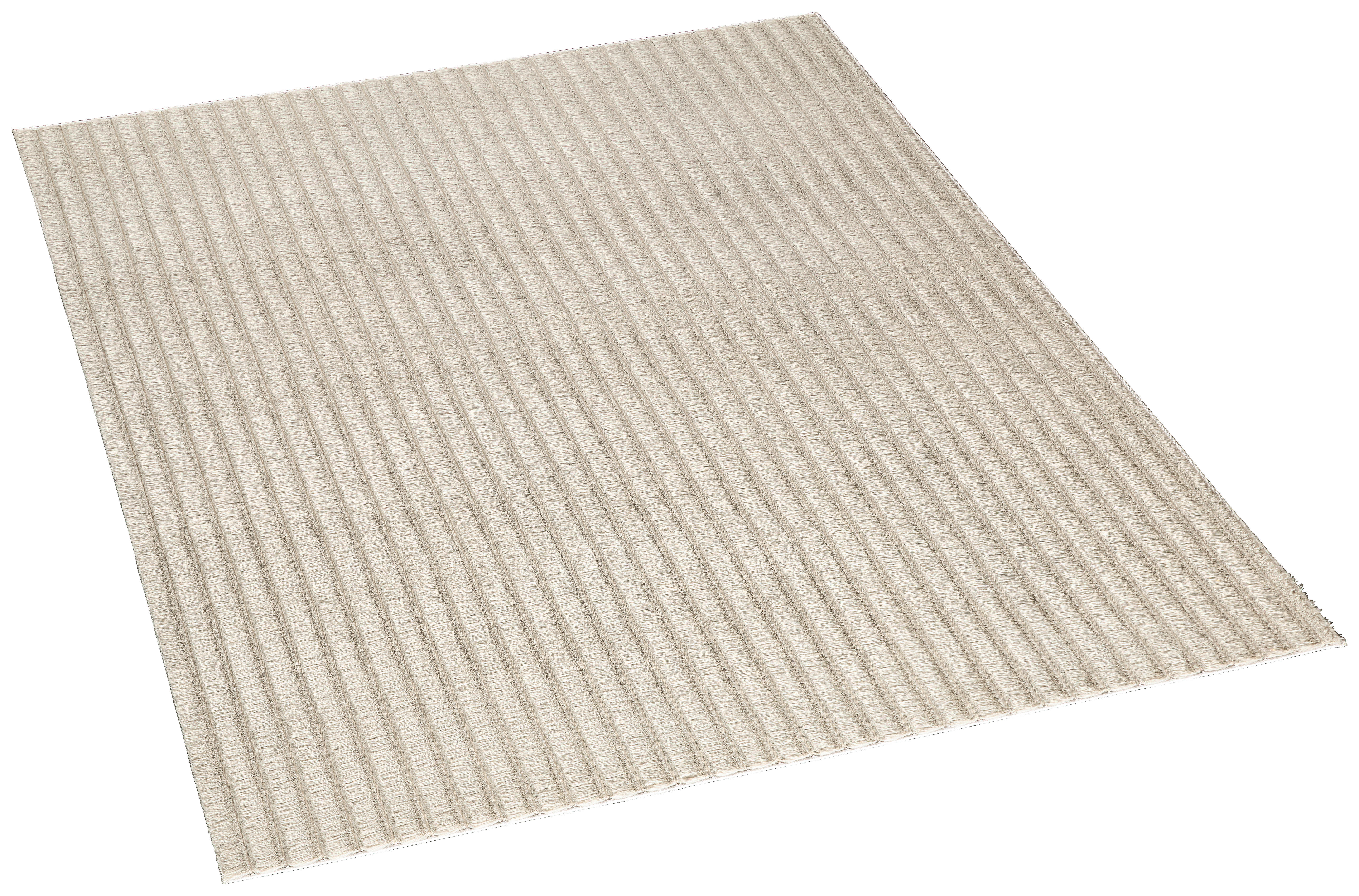 Fellimitat Stripy beige-grau B/L: ca. 160x220 cm Stripy - beige-grau (160,00/220,00cm)