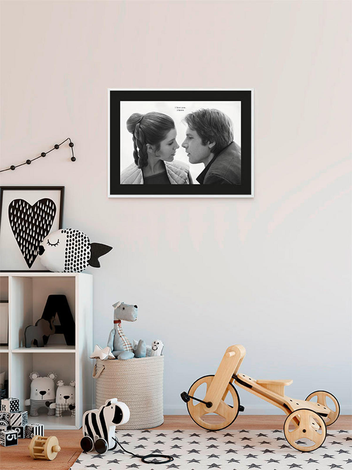 Komar Poster Star Wars Classic Leia Han Love Star Wars B/L: ca. 70x50 cm Star Wars Classic Leia Han Love - (70,00/50,00cm) - Komar