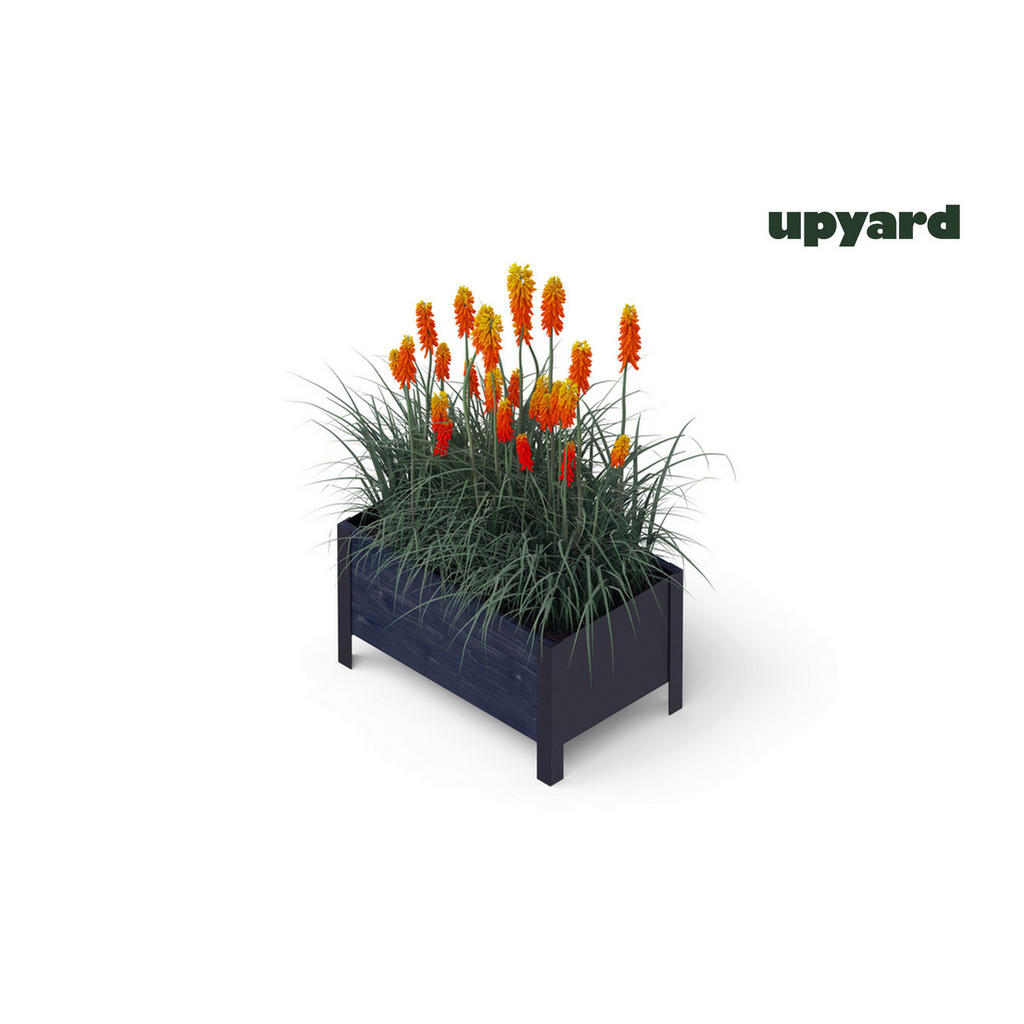 Thumbnail - UPYARD Hochbeet MODERN schwarz Holz B/H/L: ca. 36x32x58 cm