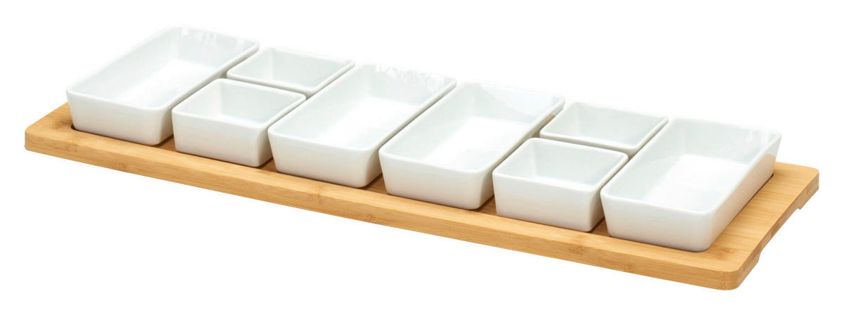 Servierset weiß Porzellan Servierset_9tlg. - weiß