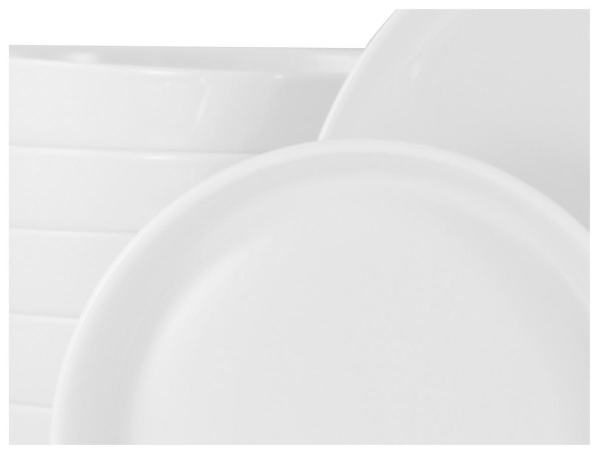 CreaTable Kombiservice Scandi weiß Porzellan 16 tlg. Scandi - weiß - CreaTable