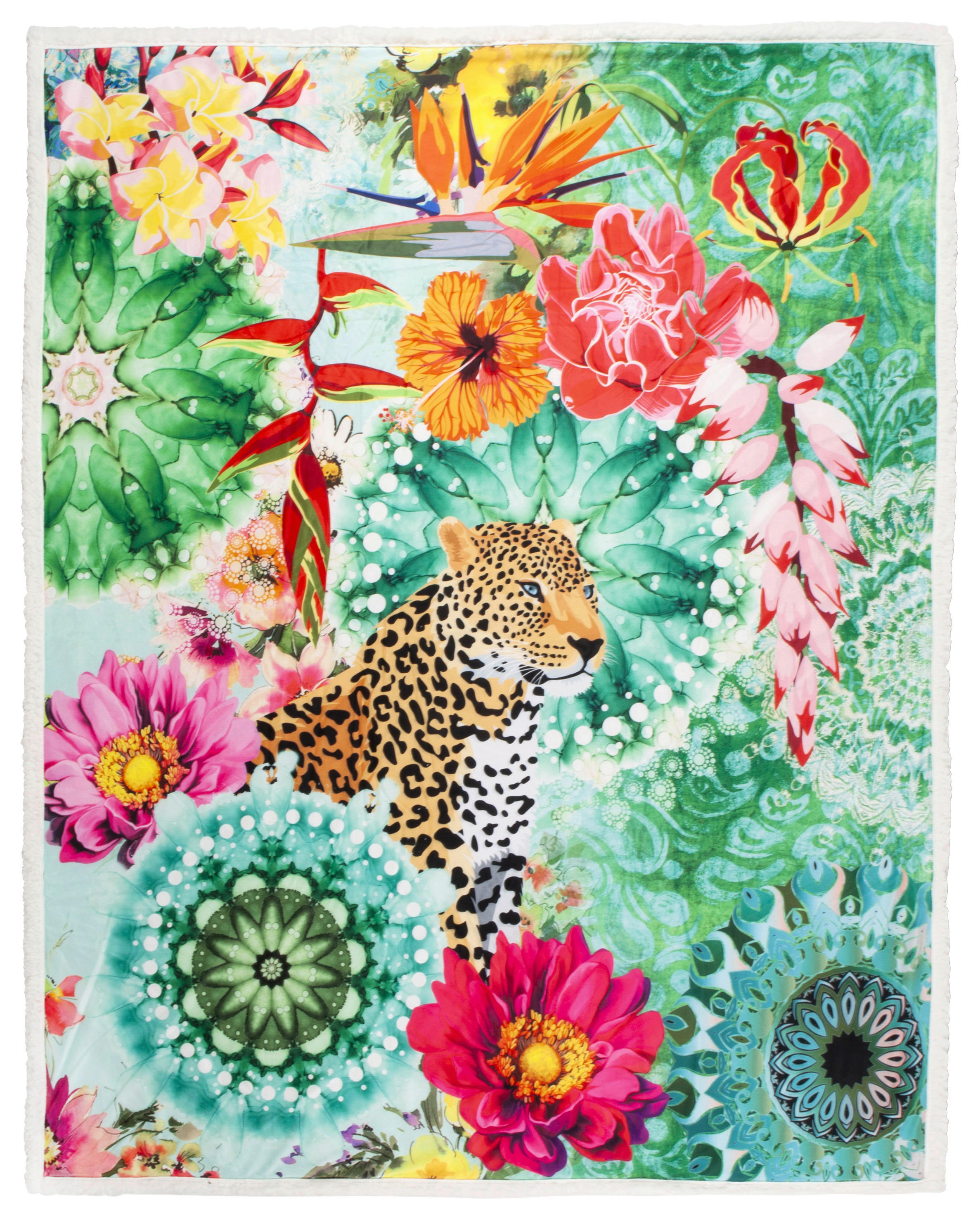 Wohndecke Ximena Polysamt Ximena - Multi (130,00/160,00cm) - HIP