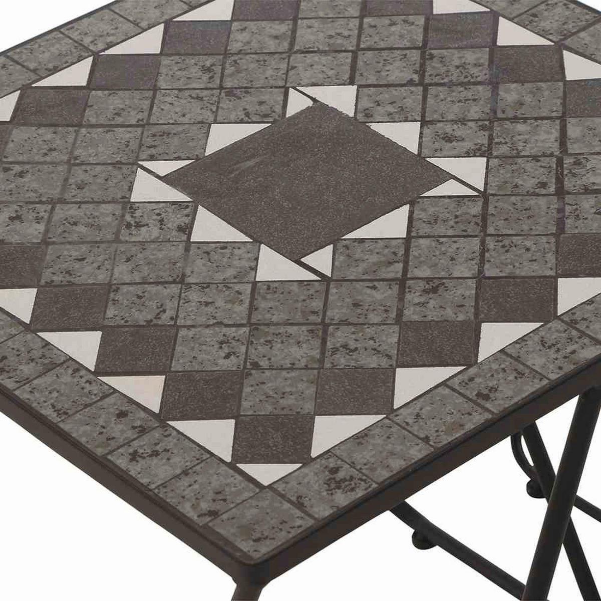 Gardamo Tischset COMO schwarz Stahl COMO - schwarz - Gardamo