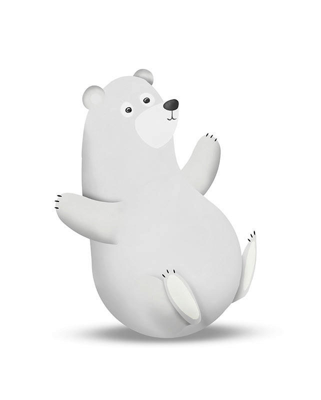 Komar Poster Cute Animal Polar Bear günstig online kaufen