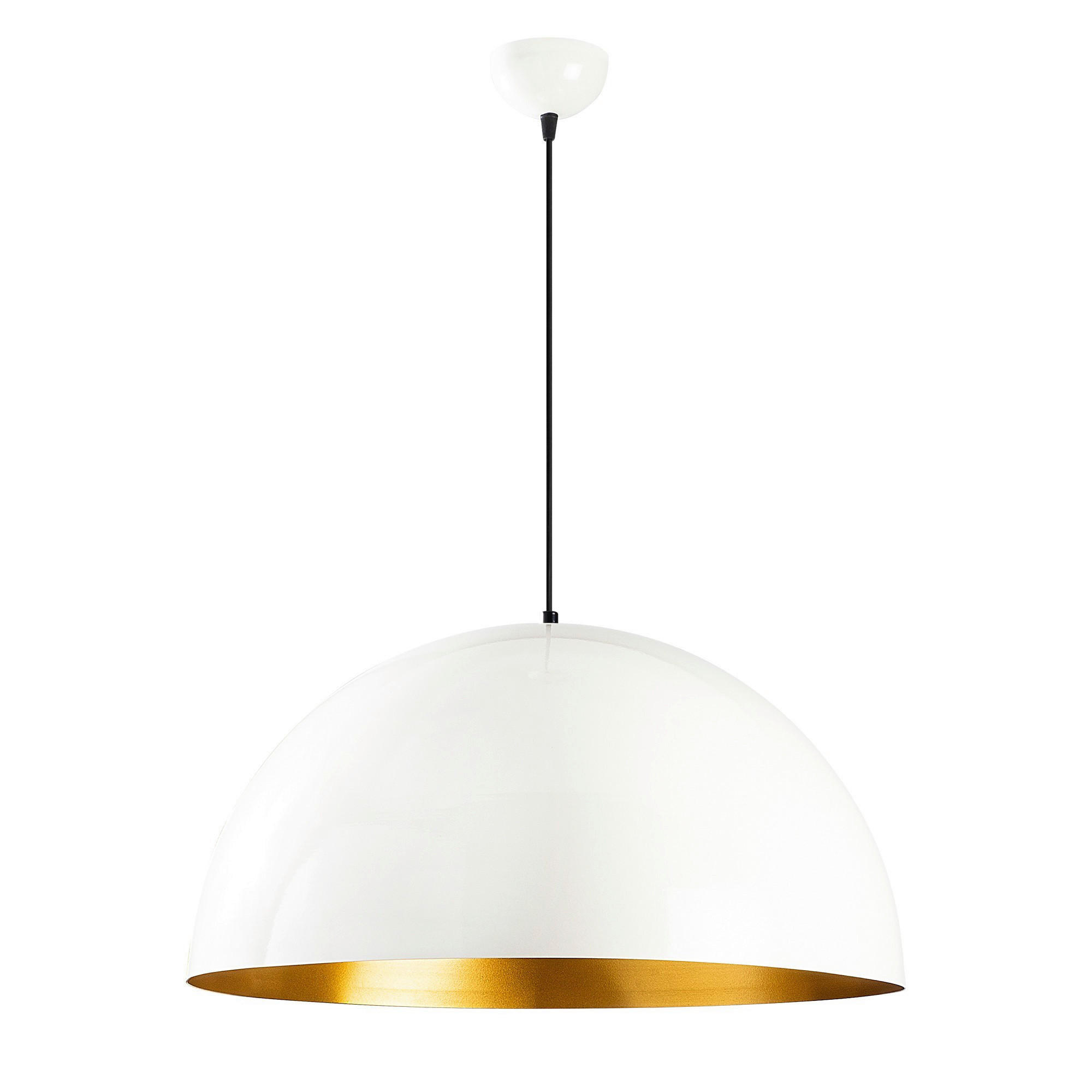 Thumbnail - Opviq Pendelleuchte Berceste weiß Metall B/H/T/L/D: ca. 60x126x60x60x60 cm E27 1 Brennstellen