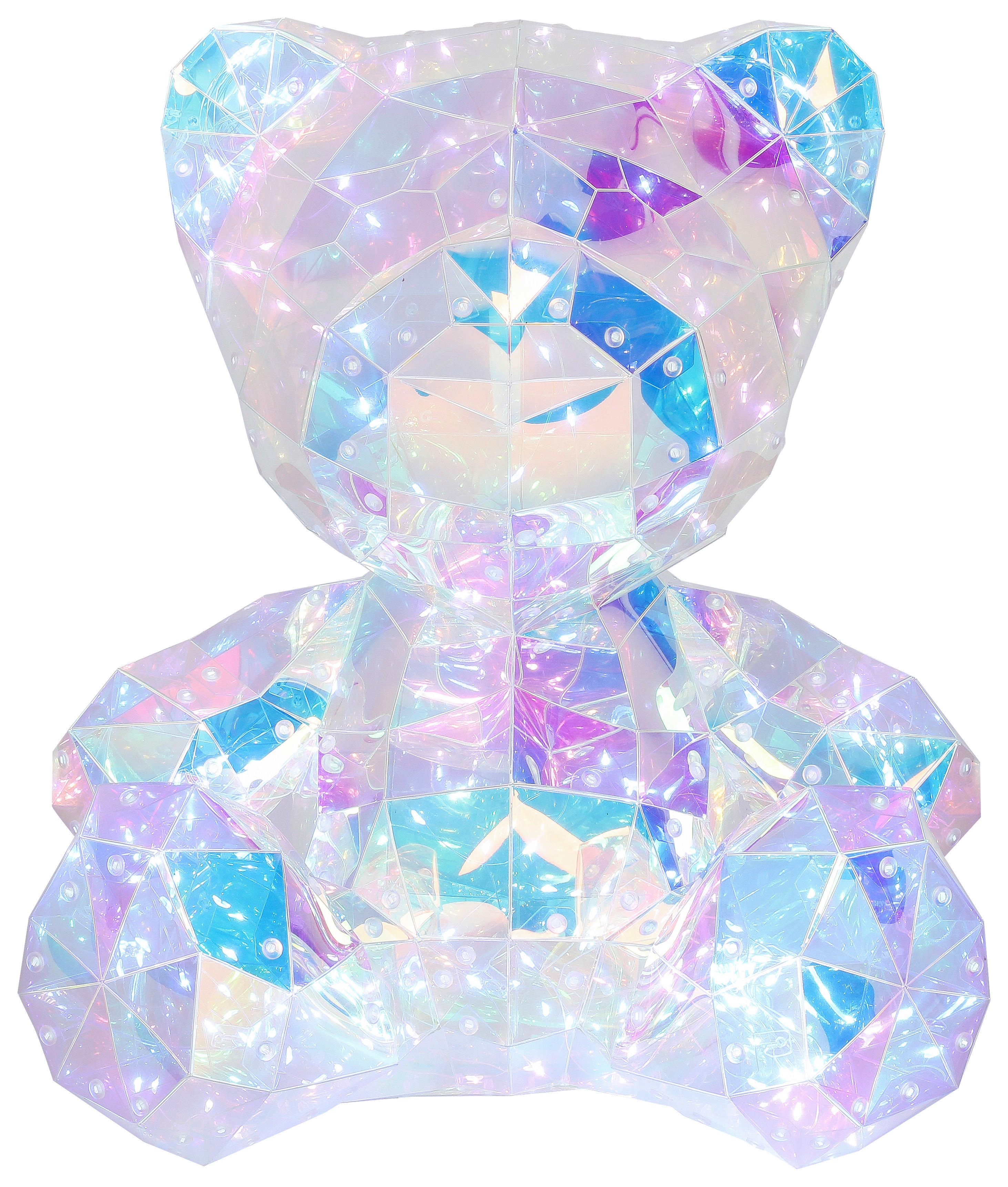 LED-Dekoleuchte transparent Kunststoff B/H/L: ca. 32x40x29 cm Bär - transparent (29,00/32,00/40,00cm)