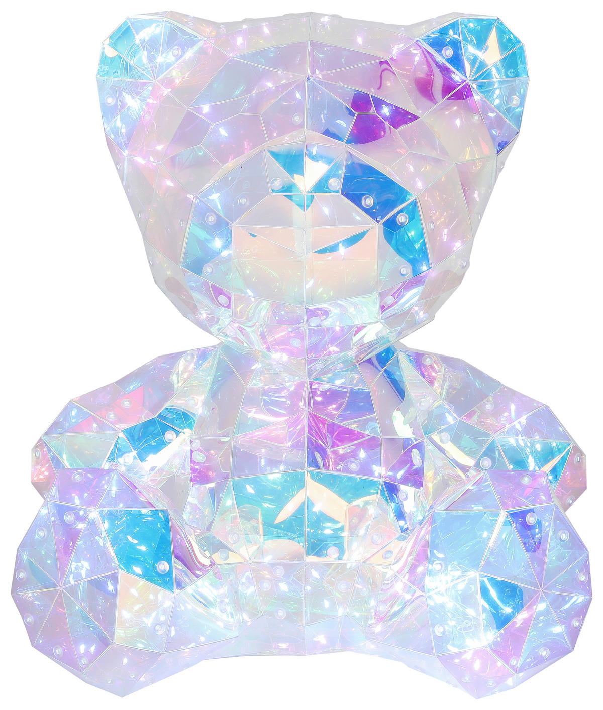 LED-Dekoleuchte transparent Kunststoff B/H/L: ca. 32x40x29 cm Bär - transparent (29,00/32,00/40,00cm)