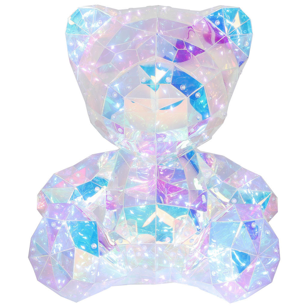Thumbnail - Nolo LED-Dekoleuchte Bear transparent Kunststoff B/H/L: ca. 32x40x29 cm