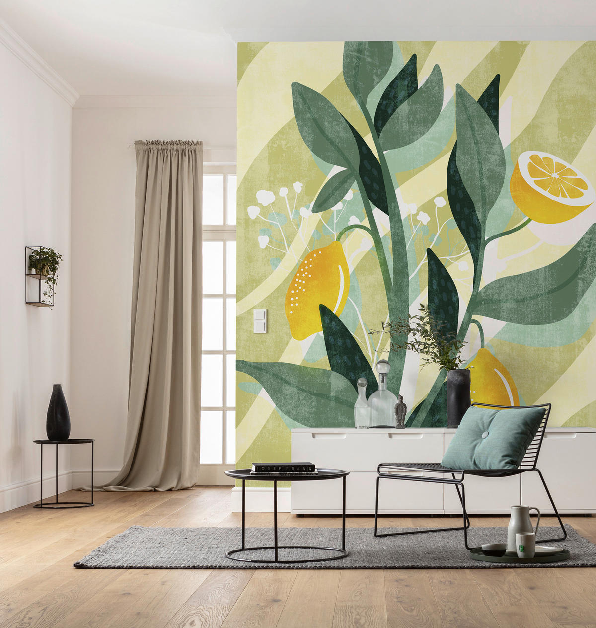 Komar Fototapete Lemon Fresh B/L: ca. 200x250 cm Lemon Fresh - (200,00/250,00cm) - Komar