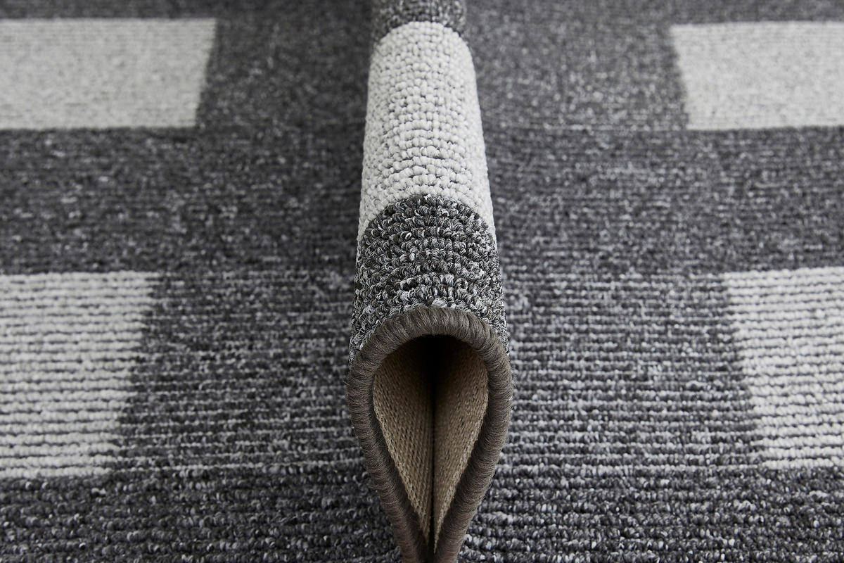 Andiamo Teppich Avallon anthrazit B/L: ca. 67x120 cm Avallon - anthrazit (67,00/120,00cm) - Andiamo