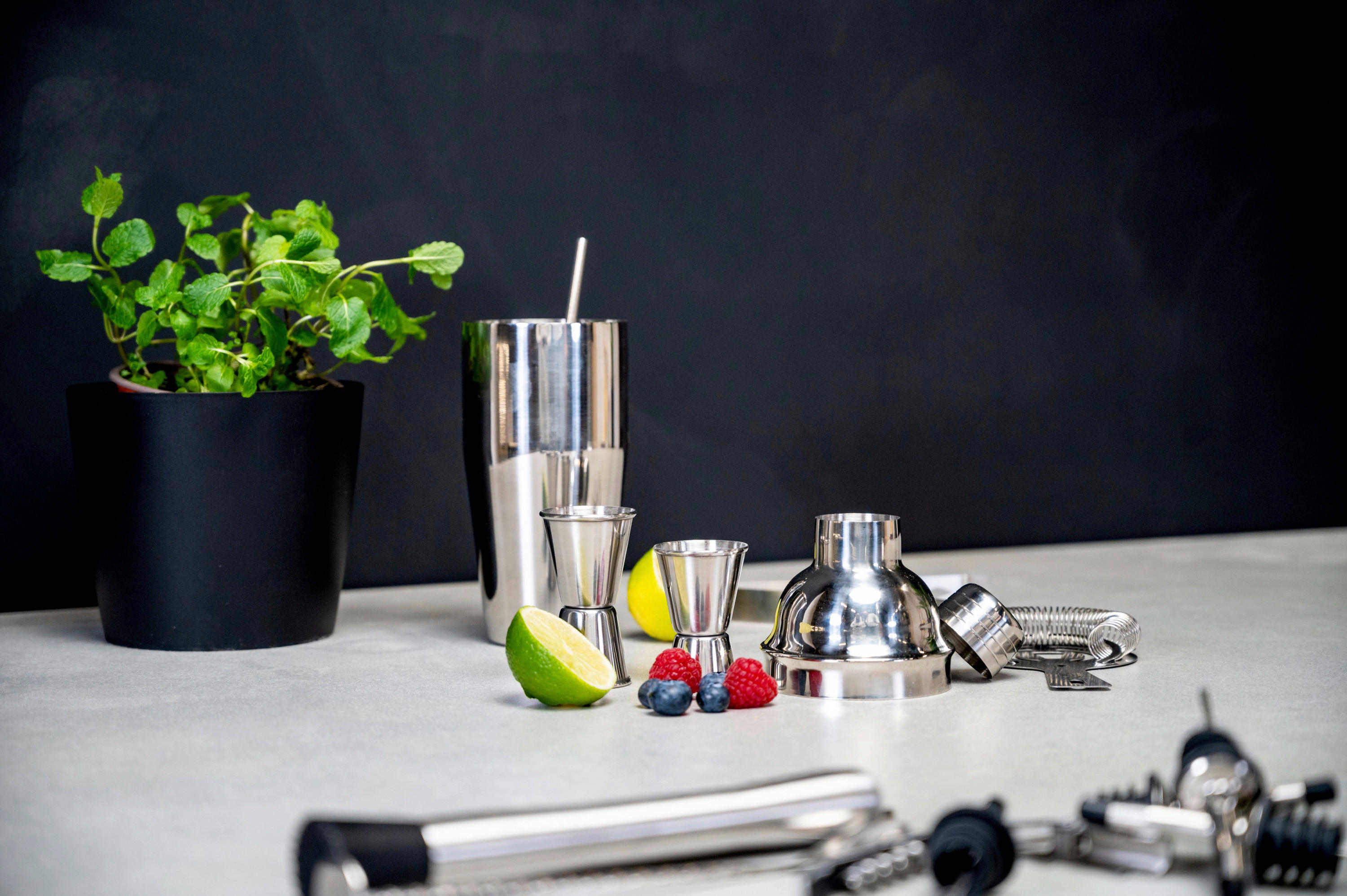 Alpina Cocktailset silber Edelstahl Cocktailset_14erSet - silber - Alpina