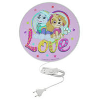 Niermann Kinderwandleuchte Pawsitive_Pups 40689 rosa Kunststoff D: ca. 25 cm E14 1 Brennstellen Wandleuchte_Pawsitive_Pups - rosa (25,00cm) - Niermann