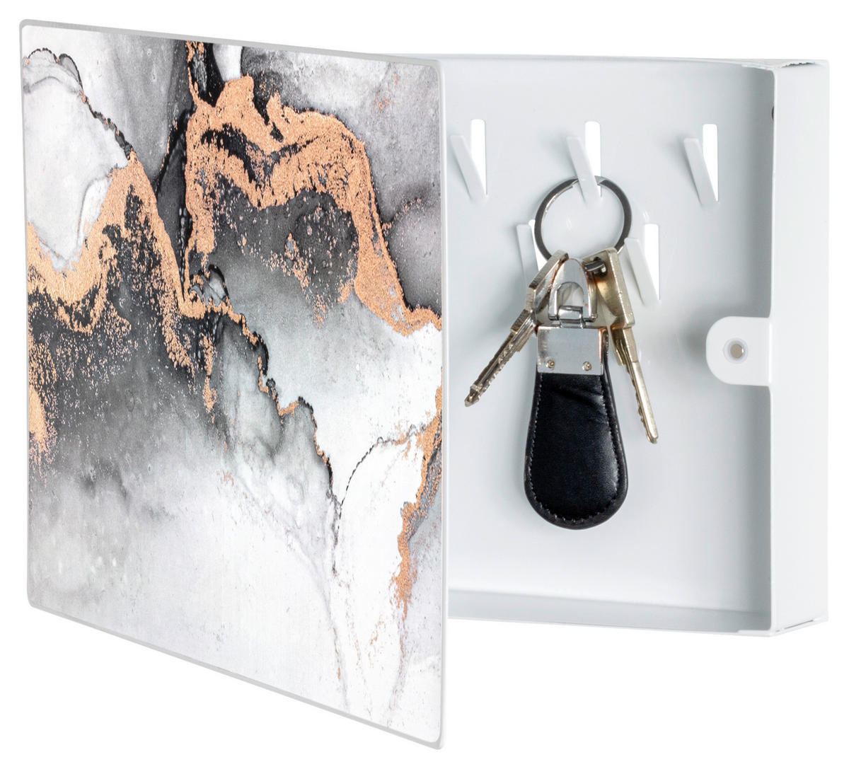 Schlüsselkasten  weiß B/H/T: ca. 28x19x4 cm Lava_Schlüsselkasten 55908 - weiß (28,00/19,00/4,00cm)