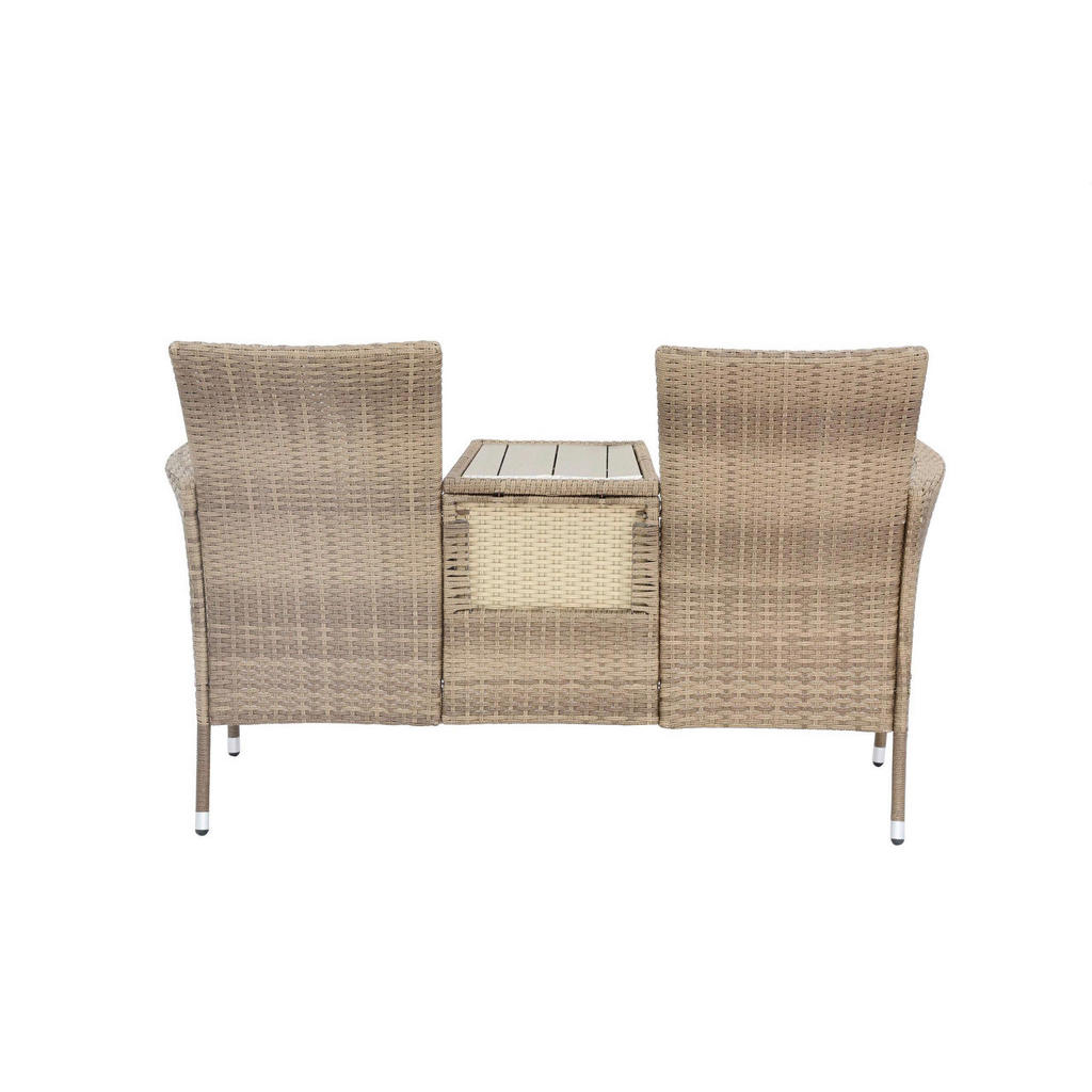 Thumbnail - POCOline Gartenbank Love braun Stahl